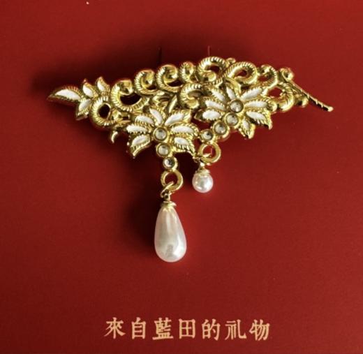 水陆庵丨锦瑟·折枝花胸针 商品图2