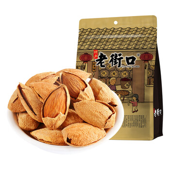 老街口巴旦木500g/袋 薄壳奶油味扁桃仁炒货干果每日坚果杏仁零食年货 /休闲食品 /坚果炒货 /巴旦木/桃仁