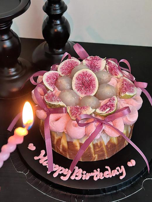 烤爱·蓝莓巴斯克蛋糕·开心果黄杏巴斯克蛋糕·无花果哦荔枝·生日蛋糕系列·下午茶聚会生日节日【仅限深圳同城配送】 商品图2