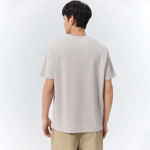 GXG男装【7A抗菌】25夏季凉感透气超柔软感亲肤舒适男式圆领短袖T恤K&C 商品图7