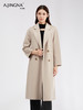 【商城同款】阿菁娜高智羊绒翻驳领双排扣大衣F30D211088 商品缩略图2