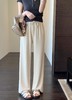 夏季凉皮神裤自带凉感垂顺高腰直筒垂落直流裤 商品缩略图1