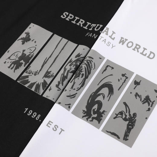 GXG男装【100%棉】夏季潮流简约休闲短袖t恤男款圆领打底上衣K&C 商品图4