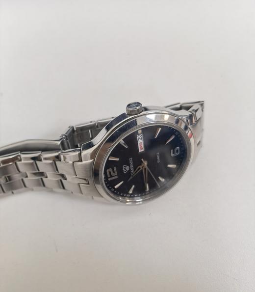 BTW000012-3天王TIAN WANG天王沧海系列休闲复古双历情侣男士手表经典商务钢带石英男表【电池无电】 商品图5