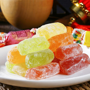 圣福记高粱饴拉丝软糖水果味 500g 正宗山东特产 老式糖果 怀旧零食 /休闲食品 /糖果 /功能糖果/压片糖果 商品图1