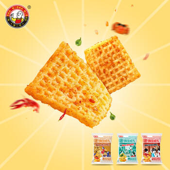 傻二哥 锅往时光锅巴900克混合味 散称香辣休闲零食大礼包约36小包 /休闲食品 /膨化食品 /锅巴 商品图0