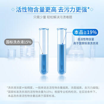 蓝月亮 亮白增艳洗衣液 自然清香 1kg袋 原液补充装 护衣护色 强效去污 /家庭清洁/纸品 /衣物清洁 /普通洗衣液 商品图3