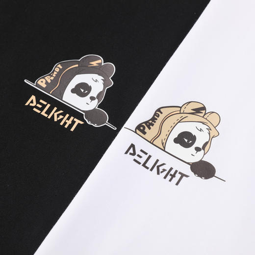 GXG男装【带帽小熊】夏季卡通可爱系情侣款百搭圆领纯棉短袖t恤K&C 商品图4