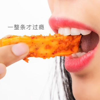 桂青源 WOW厚切手撕牛板筋休闲零食香辣味300g（内含20袋） /休闲食品 /肉类零食 /牛肉类 商品图5