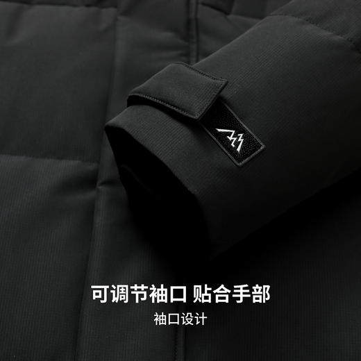 【90%鸭绒】圣得西男士防寒保暖中长款羽绒服2025冬季新款外套 商品图10