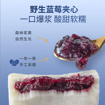 东北大板 蓝莓夹心牛奶口味冰棍 80克*5支 盒装 棒支 冷饮 果味 /水饮冲调 /冰淇淋 /棒支冰淇淋 商品图2