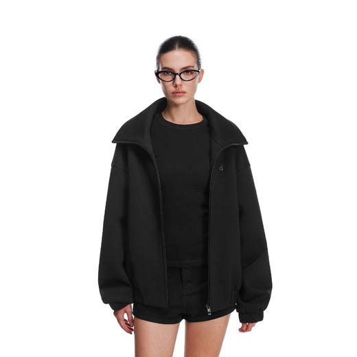 【李媛同款】FDR 蓄热保暖高立领空气层卫衣外套男女秋季运动上衣 商品图3