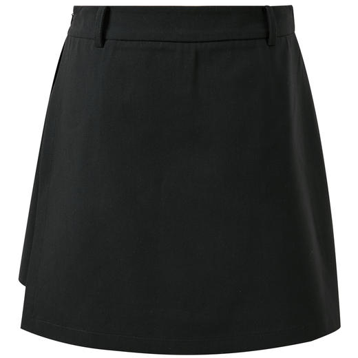 三彩2025秋季新款半身裙高腰设计感直筒裙短裙简约气质通勤S 商品图4