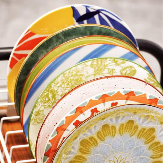 【Trees&wind油画艺术餐盘】 食品级釉下彩工艺 匠人手工打磨 商品图1