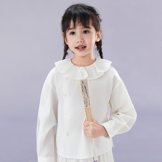 笛莎Deesha观山见女童衬衫2025秋季女童衬衫 商品图4