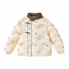 笛莎Deesha 童装女童羽绒服2025冬新款女童国风拼接水墨风花朵轻薄羽绒服 商品缩略图4