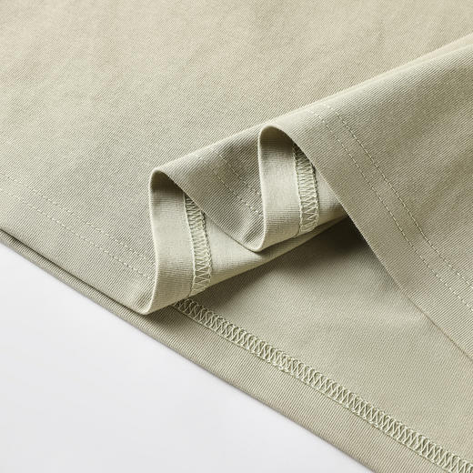 GXG男装【山脉绣花】25夏季时尚刺绣凉感透气圆领休闲男式短袖T恤K&C 商品图14