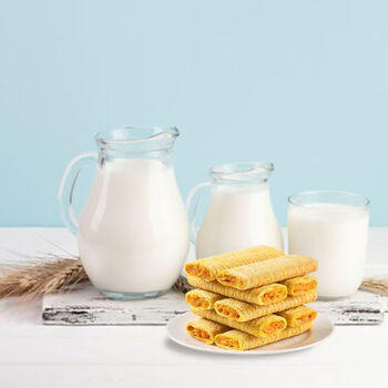 Totaste土斯咸蛋黄流心鸡蛋卷178g儿童孕妇健康休闲小零食年货送礼伴手礼 /休闲食品 /饼干 /蛋卷 商品图5