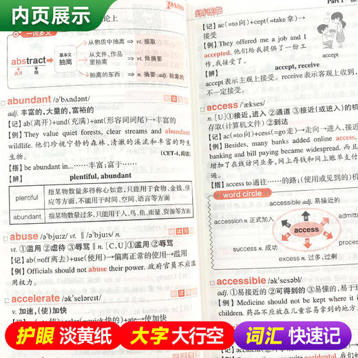 2025四级词汇周计划通用版乱序版新大纲口袋书大学英语专业核心词汇书高频单词手册速记 商品图3