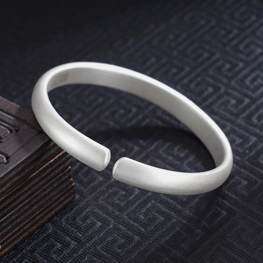 【杏运时光】子佩集S999手工银手镯原创设计【55071254】2506 商品图4