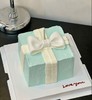 【优品系列】---方形蛋糕【蓝色礼物盒】送男士、女士生日蛋糕 商品缩略图0