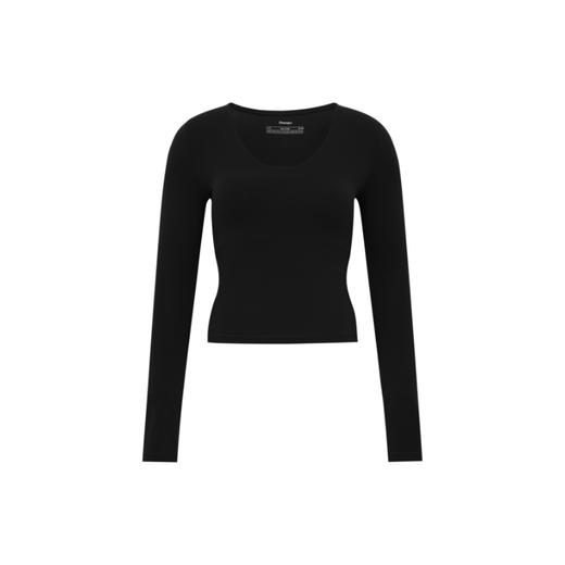 oneup裸感可拆卸胸垫U领长袖 商品图5