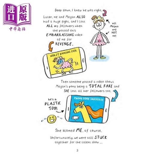 【中商原版】大冒险家妮娜2 Nina Peanut Mega Mystery Solver Book 2 英文原版 儿童漫画图画小说 幽默全彩画面 进口学乐童书 商品图4