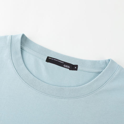 GXG男装夏季纯棉宽松短袖潮流滑雪小熊印花百搭T恤男K&C 商品图11