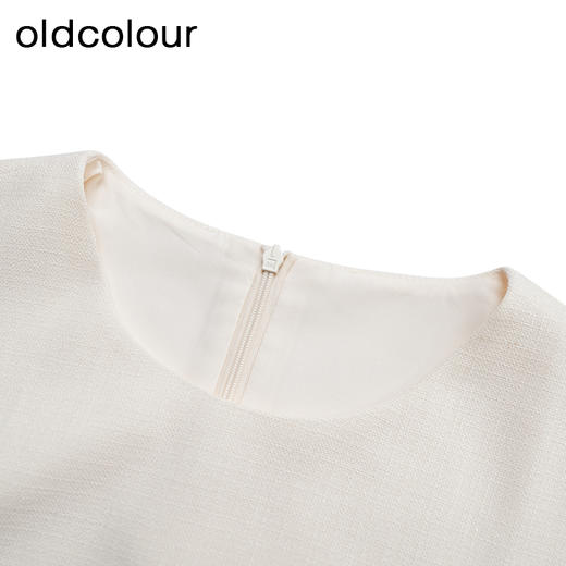 oldcolour商场同款夏款圆领时尚气质短袖连衣裙女GP21101772 商品图2