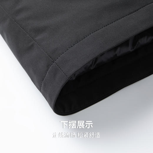 【含鸭绒】圣得西男士保暖亲肤户外羽绒服2025冬季新款宽松连帽外套 商品图9