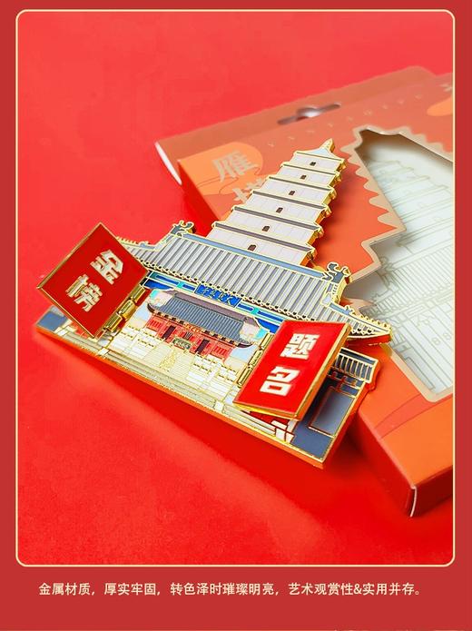 冰箱贴｜城市系列 永宁中轴 双层开门设计冰箱贴 商品图0