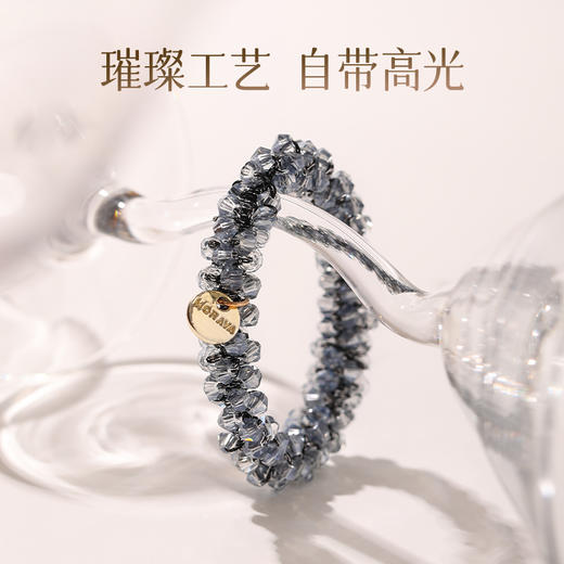 👀一眼沦陷！✨【萝萝拉银河水晶发圈】✨❗️普通发型的点睛之笔！明显同款！🌊名媛私藏·发间流动的夏日星河！品牌直发！ 商品图2