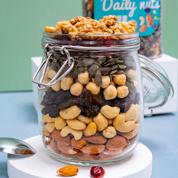 新边界 高端原味混合坚果400g果仁每日坚果酸奶伙伴罐装纯坚果 /休闲食品 /坚果炒货 /混合坚果 商品图3