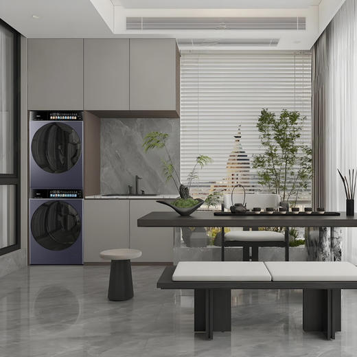 海尔（Haier）洗烘套装 XQG100-BLEU78A7U1+GA100-STF78A7U1 商品图5