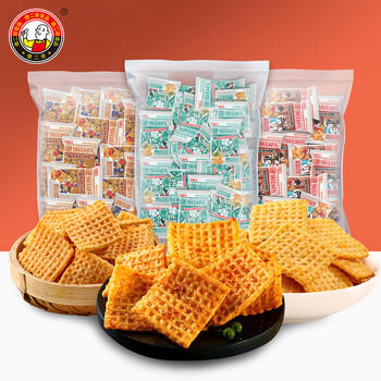 傻二哥 锅往时光锅巴900克混合味 散称香辣休闲零食大礼包约36小包 /休闲食品 /膨化食品 /锅巴 商品图5