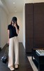夏季凉皮神裤自带凉感垂顺高腰直筒垂落直流裤 商品缩略图4