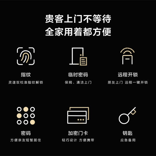 TCL智能锁家用人脸识别全自动指纹锁防盗密码锁感应锁舌门锁 K7G F 商品图6