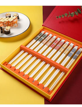 景德镇陶瓷筷（抗菌） 一人一色 分筷更健康 无漆无蜡 永不发霉