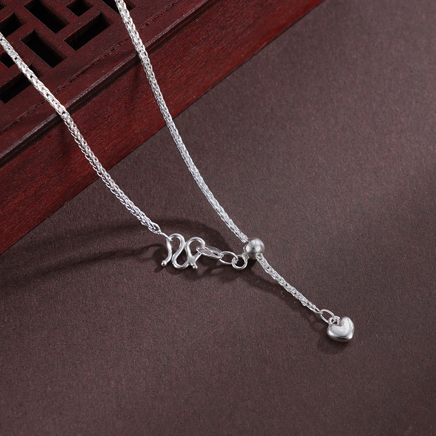 子佩集S990银【肖邦】项链【XL307021-1】【XL307021】【XL307021-22】纯银搭配链可调节16寸18寸22寸2410