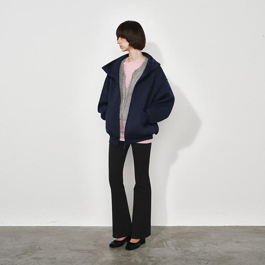 NUTH“凝聚空气”宽松大廓形连帽开衫卫衣女空气感oversize外套 商品图4