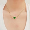 4.2ct素面祖母绿项链 商品缩略图5
