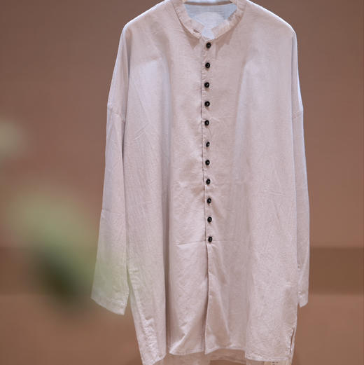 叁棻之衣 全棉褶皱白衬衫 商品图6