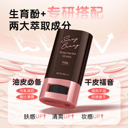 ISDG日本原装进口 便携新颖 闪亮肌肤珠光防晒棒 冷感/银色/粉色 商品图5