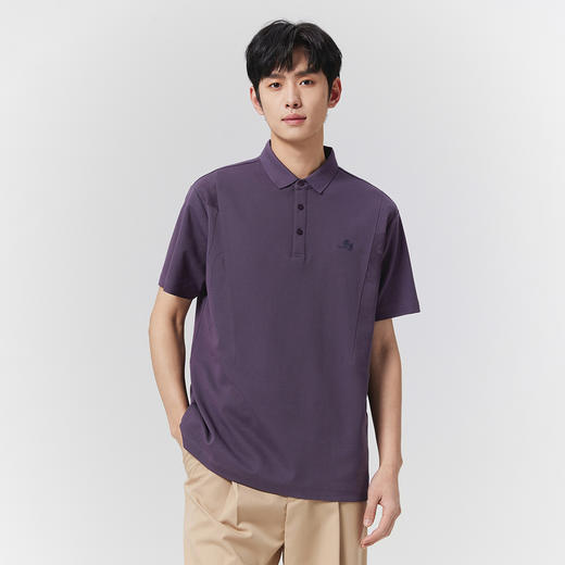 GXG男装【7A抗菌】25夏季时尚国风水墨画凉感透气男式翻领POLO衫K&C 商品图9