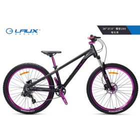 LAUX/雷克斯 悟空200土坡车铝合金车架单盘9速120响四培林花鼓