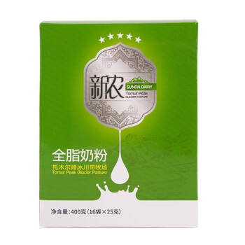 新农全脂奶粉25g*16袋/盒 中老年奶粉 成人奶粉 新疆奶粉  /水饮冲调 /成人奶粉 /中老年牛奶粉 商品图5