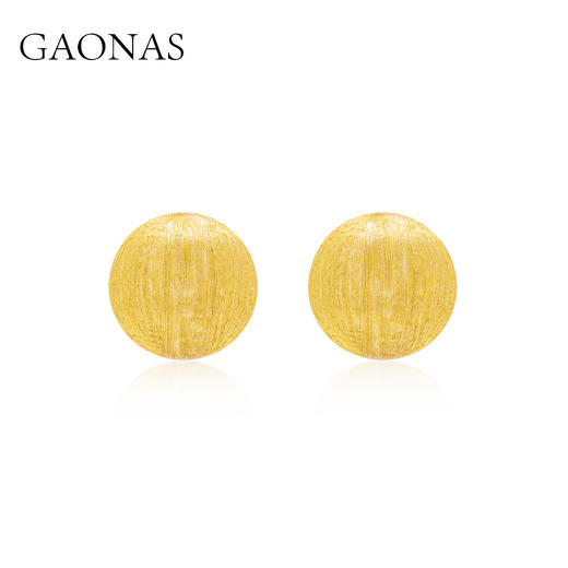 GAONAS 万华镜璀璨贵气金色设计耳环11539EGO 商品图1
