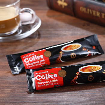 西贡越南进口三合一速溶咖啡炭烧味900g(18gx50条)冲调饮品 /水饮冲调 /咖啡 /速溶三合一 商品图1