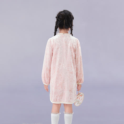 笛莎Deesha观山见女童连衣裙2025秋季女童连衣裙 商品图4