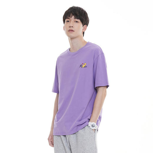 GXG男装夏季宽松男式短袖简单卡通印花百搭T恤上衣K&C 商品图3